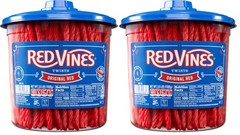 Red Vines Licorice Candy Original Flavor Soft 7 lbs (2-Pack of Jars),
