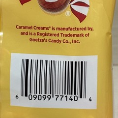 4 Bags Goetze’s Candy Co. Original Caramel Creams 4oz * SUPER FRESH * 3/27 (B68