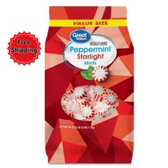 Great Value Peppermint Starlight Mints Hard Candy, 60 oz.