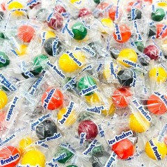 Jawbreakers Mini Hard Candy Fruit Flavored Assortment, Individually Wrapped (…