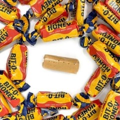 Bit-O-Honey, Soft & Chewy Nostalgic Taffy, Real Honey & Almond Bits (5 Pounds)