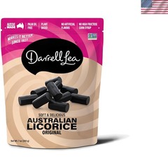 Soft Australian Licorice Candy – Palm Oil Free, 7 Oz Pack for Sharing