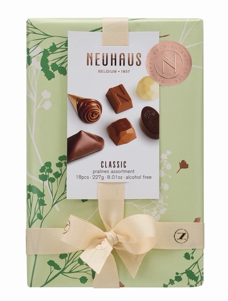Neuhaus Chocolate Spring Ballotin 1/2 Lb Chocolate Candy Box