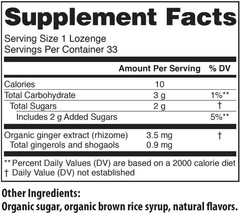 Organic Ginger Drops Resealable Bag 33 Count Delicious Gluten Free Treats