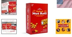 Individually Wrapped Salted Nut Roll Bars – Crunchy Peanut Caramel Nougat Mix