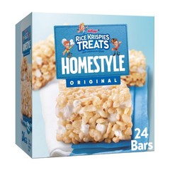 Rice Krispies Treats Homestyle Chewy Crispy Marshmallow Squares,27.9 oz,24 Ct.