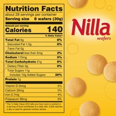 Nilla Wafers Vanilla Wafer Cookies (30 OZ) GREAT VALUE!!
