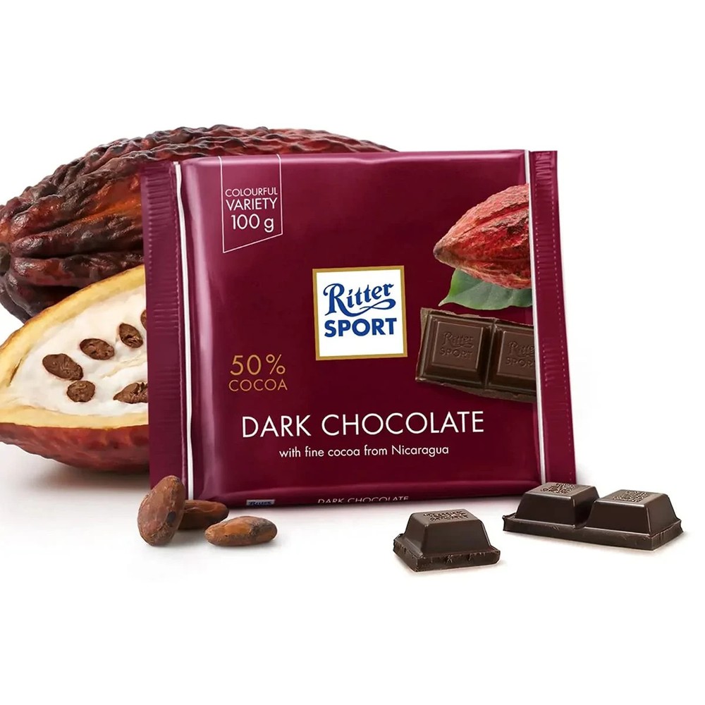 Ritter Sport Dark Chocolate Bar (100g)
