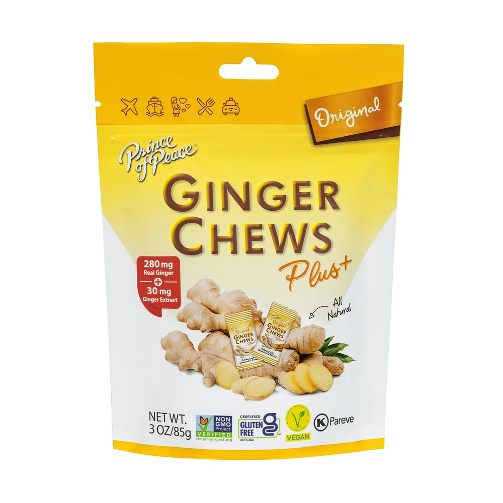 Prince Of Peace Original Ginger Chews Plus Made with Real Ginger 3 Ounce