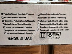 1 Case 4 Boxes Of 6-24 Bars OCEAN PREMIUM Dubai Chocolate Pistachio $480 Srp