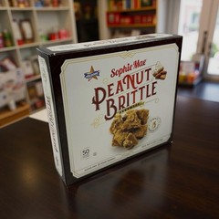Sophie Mae Handmade Peanut Brittle, Nostalgic Candy, Giftable 4 Oz, 3 Boxes