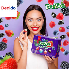 Peelerz Berry Mix Gummy Candy, Peelable Fruit Snacks, 8.47Oz Dispenser Box 10 In