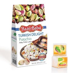 Authentic Turkish Delight in Pistachio Flavor 3.5oz – & Gift-Ready