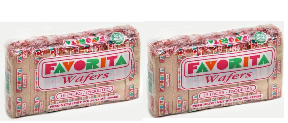 Favorita Wafers Galletas Favorita from Puerto Rico (16 Pk) 2 packs