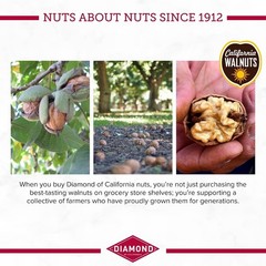 4 oz Diamond of California Dark Chocolate Walnuts – Deliciously Nutritious Snack