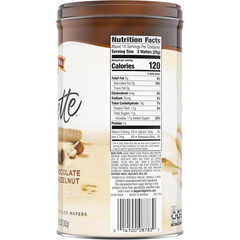 Pirouette Cookies, Chocolate Hazelnut Créme Filled Wafers, 13.5 Oz Tin