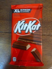 KIT KAT Milk Chocolate Wafer XL, Candy Bars, 4.3 oz (10 Count, 10 Pieces)