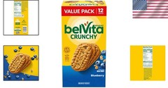 Crunchy Kosher Blueberry Biscuits Pack – 12 x 4 for Energizing Mornings