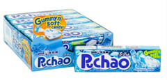 Uha Puccho Puchao Japanese Chewy Candy Stick,10 packs Ramune Soda Flavor 50g x10