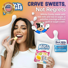 Creamy Milk Candy Variety Pack – Low-Sugar Healthy Sweets with Real Milk for Kid