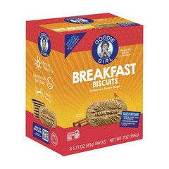 Goodie Girl Cinnamon Brown Sugar Breakfast Biscuits, Shelf Stable, 1.73 oz, 3 Pe