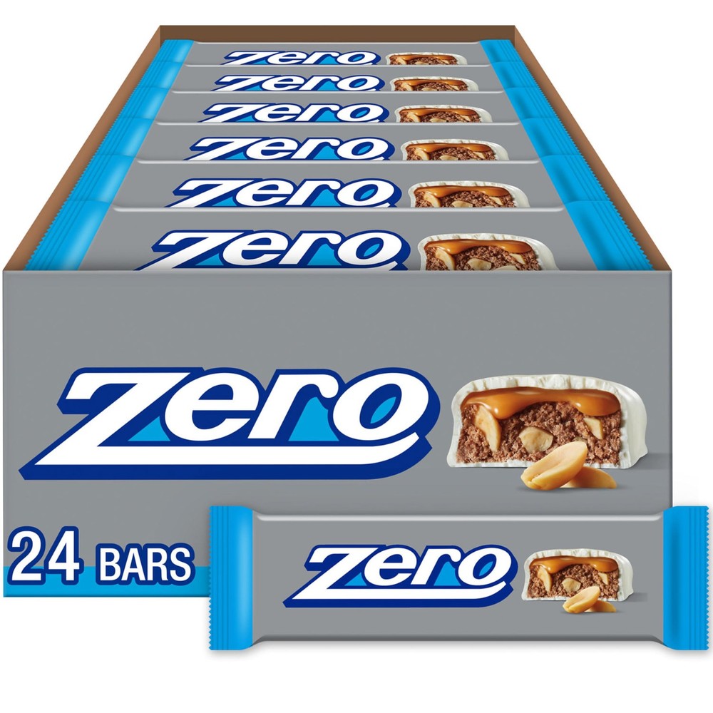 White Fudge, Caramel, Peanut and Almond Nougat Candy Bars, 1.85 oz (24 Count)