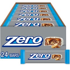 White Fudge, Caramel, Peanut and Almond Nougat Candy Bars, 1.85 oz (24 Count)