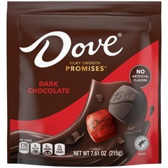 DOVE PROMISES Dark Chocolate Assortment 7.61 oz Pack of 8 Valentine Candy