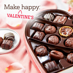 , Red Foil Heart, 10 Ounce – Chocolate Gift Box for Valentine’S Day, Mother’S Da