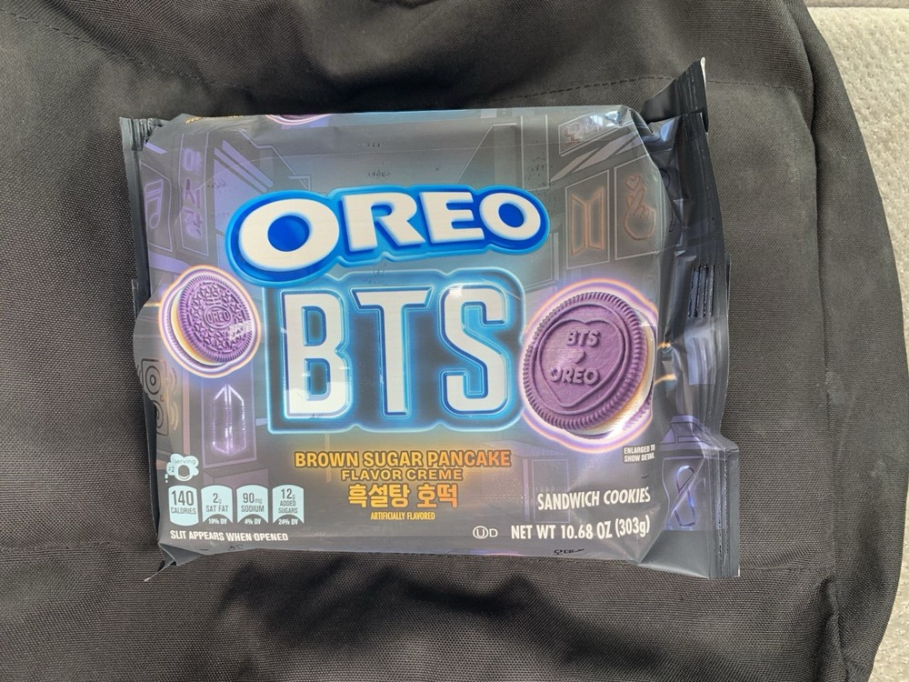Oreo BTS Brown Sugar Pancake Cookies LIMITED EDITION 10.68 oz