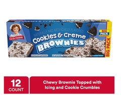 Snack Cakes, Little Debbie Big Pack Cookies & Creme Brownies-free shipping