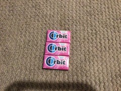 3 pack of wrigleys orbit bubblemint gum 14 pc per pack 42 pc total