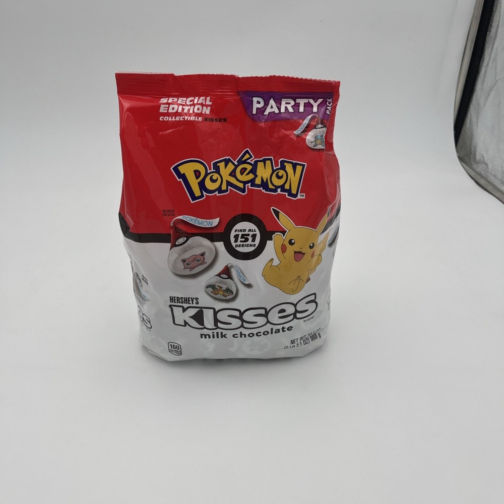 LARGE Party size HERSHEY’S KISSES Pokémon Special Edition 34.1 oz Pokemon