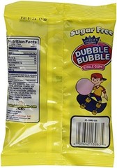 Sugar-Free Bubble Gum, 3.25oz Bags – Pack of 12, Chewy Treats for Kids & Adults
