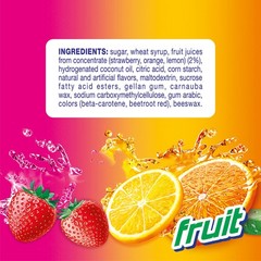 Mentos Fruit Chewy Mint Candy 1.32 Ounce, 14 Count (Pack of 12), Orange
