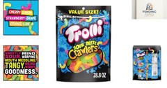 Chewy Sour Brite Crawlers: Cherry-Lemon, Strawberry-Grape & Orange-Lime, 28.8 oz