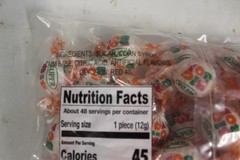 Super Big Bol Candy 48 Count Bag Hard Candies Bubble Gum Center Bulk Free Ship