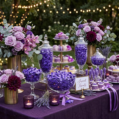110ct Purple Buttermints | Butter Mints Individually Wrapped Bulk Candy for Wedd