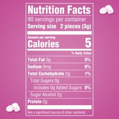 ORBIT Bubblemint Sugarfree Gum, 8.8-Ounce Resealable Bag, 180 Pieces