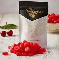 SweetGourmet Cherry JuJu Coins | Bulk Unwrapped Soft Candy | 2 Pounds