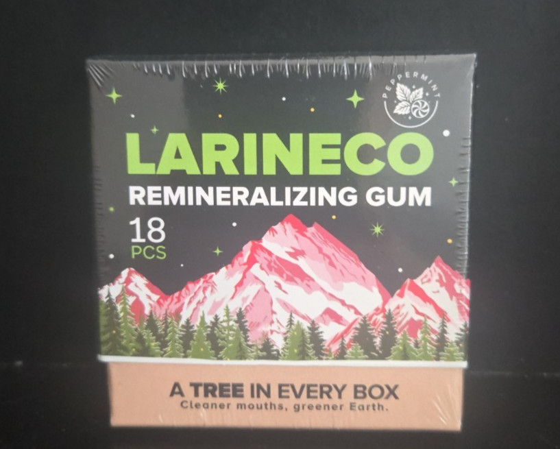 Larineco Remineralizing Candy Canet Gum 1 pack 18 Pieces Sealed New.
