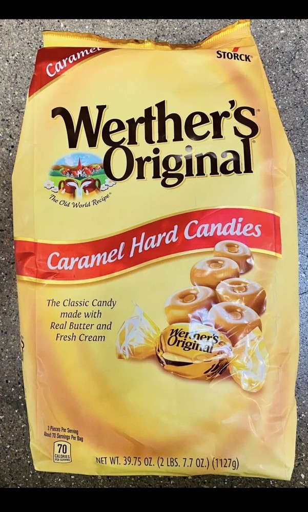 Werther’s Original Hard Caramel Candies Candy 39.75 oz / 2.5 Lbs -priority Ship