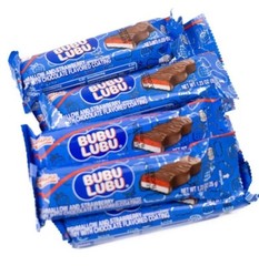 Bubulubu Ricolino Marshmallow & Strawberry Gummy Mexican Chocolate 8 Pieces