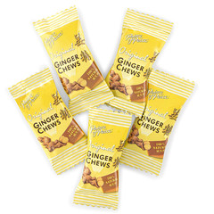 Original Ginger Chews, 1 Lb. – Candied Ginger – Candy Pack – Ginger Chews Candy