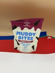 Muddy Bites Waffle Cone Snacks Double Fudge Chocolate Bag 2.33 oz (66 g)