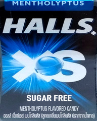 Halls XS Mentholyptus Sugar Free Mints Strong Menthol Cooling Candy Fresh Breath