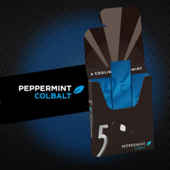 Wrigley 2051020 5 GUM Cobalt Peppermint Sugarfree Chewing Gum 15 Pieces