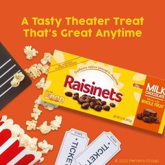 Nestle Raisinets 3.1 Ounce Theater Box 3.5 (Pack of 4), brown