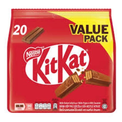 KitKat Nestlé Original Chocolate Wafer Bar – 20 x 2F Mini Bars Value Pack Halal