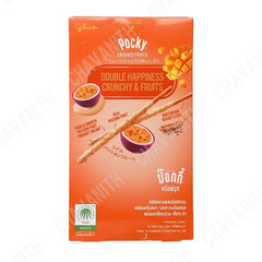 Pocky Crush Passion Fruit Yogurt & Mango Biscuit 1.34 oz, Pack of 10【US DDP】